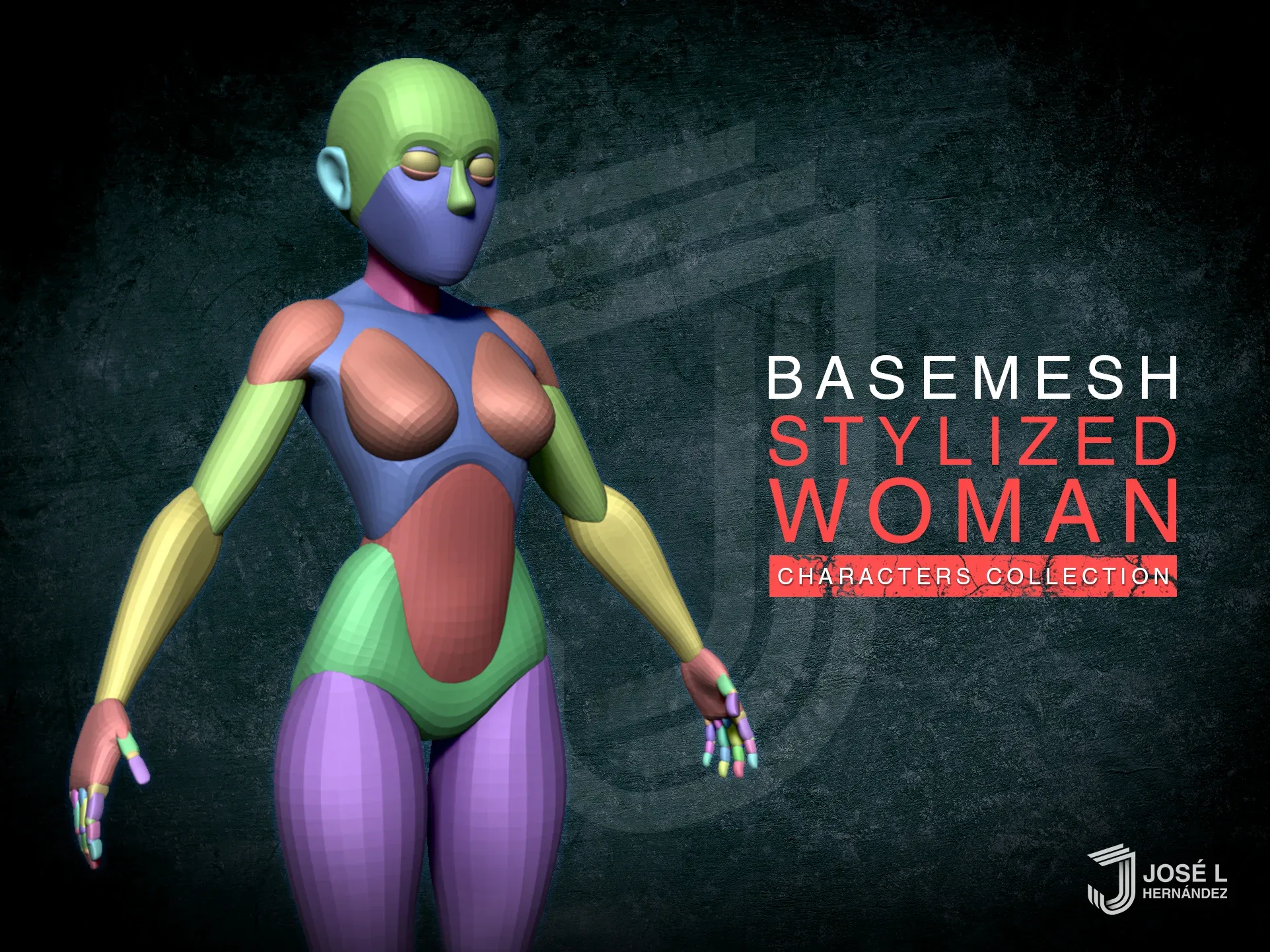 Stylized Basemesh Woman