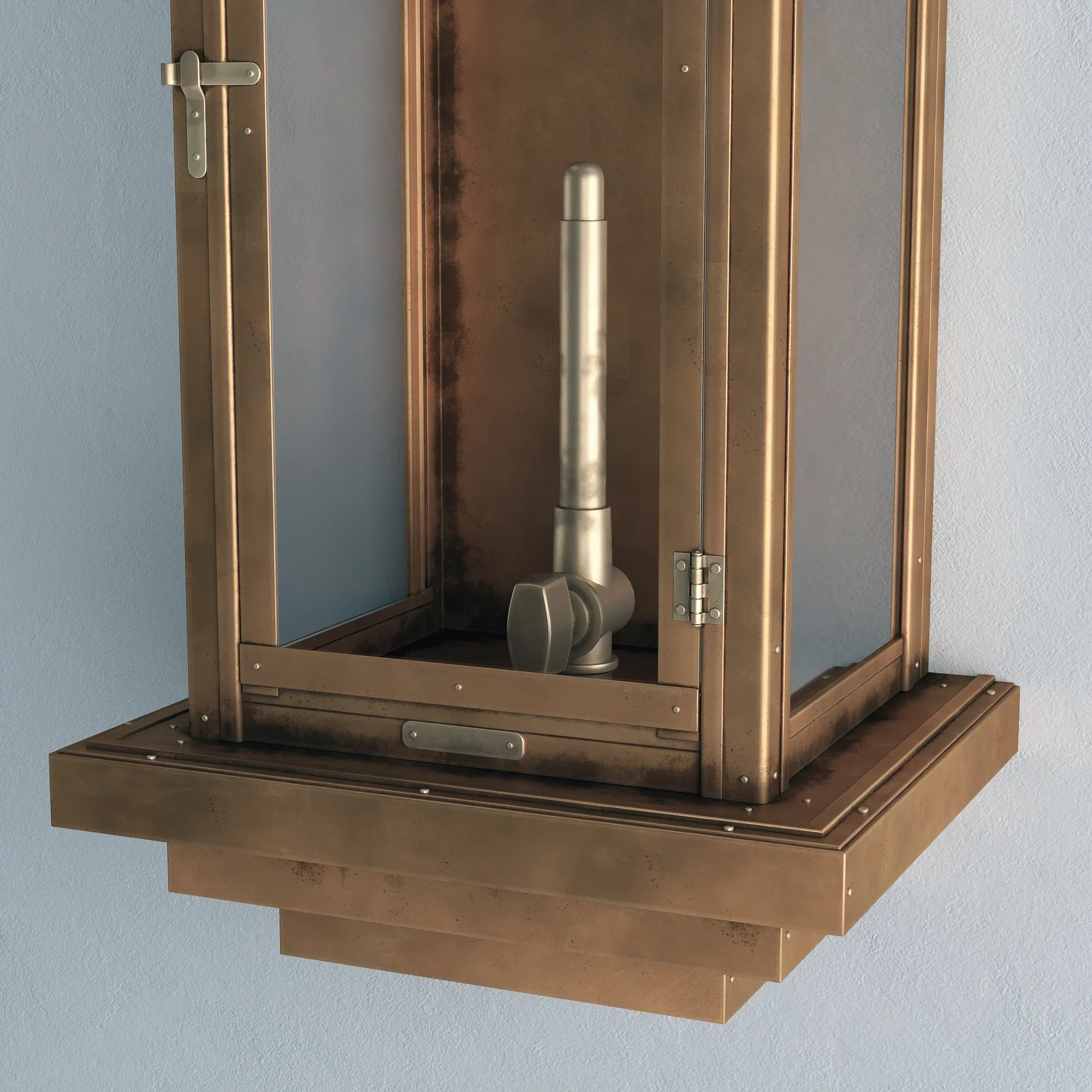 Belovo Contemporary 22 Flush Mount Gas Light Fixture