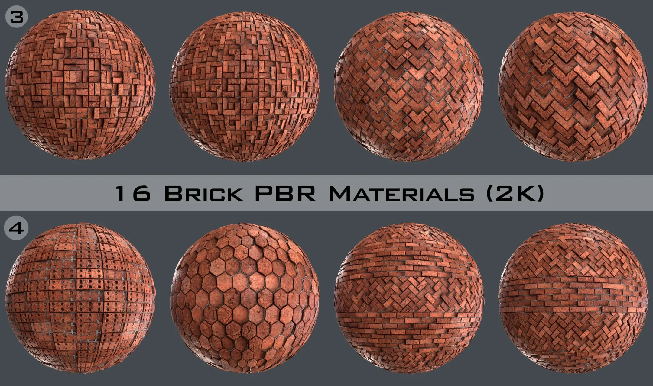 Brick Real PBR Material 01