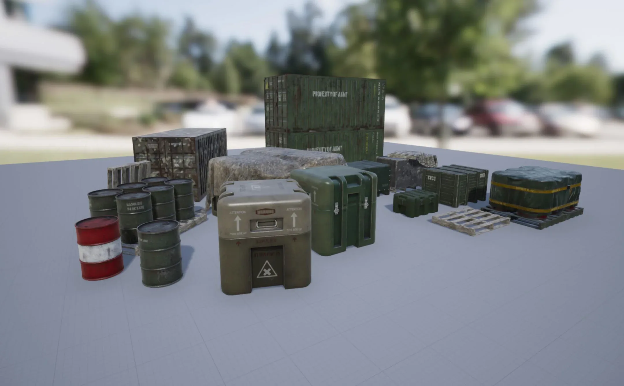 Military Containers & Crates Pack