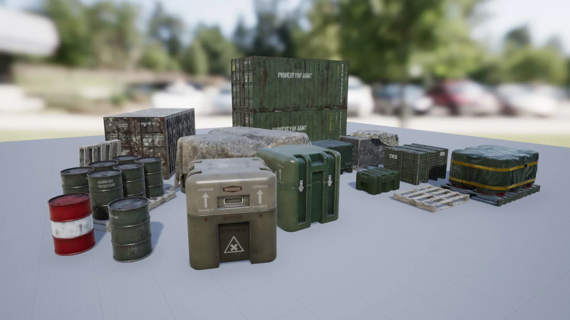 Military Containers & Crates Pack