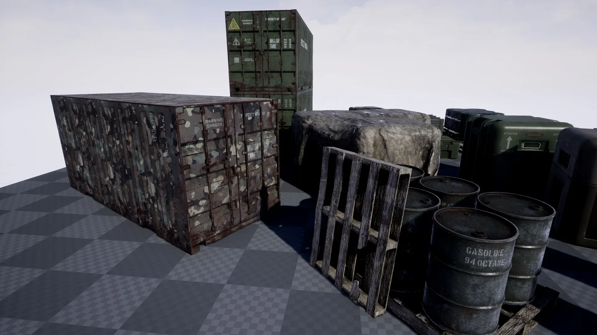 Military Containers & Crates Pack - FlippedNormals