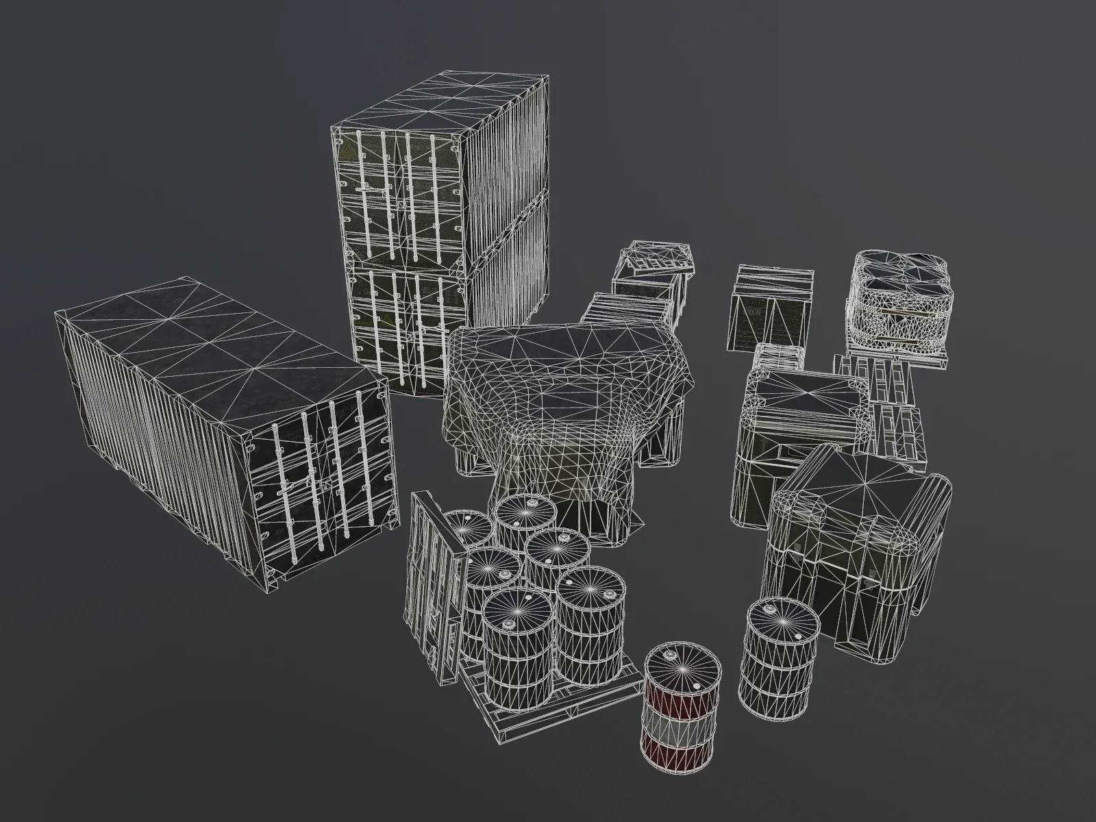Military Containers & Crates Pack - FlippedNormals