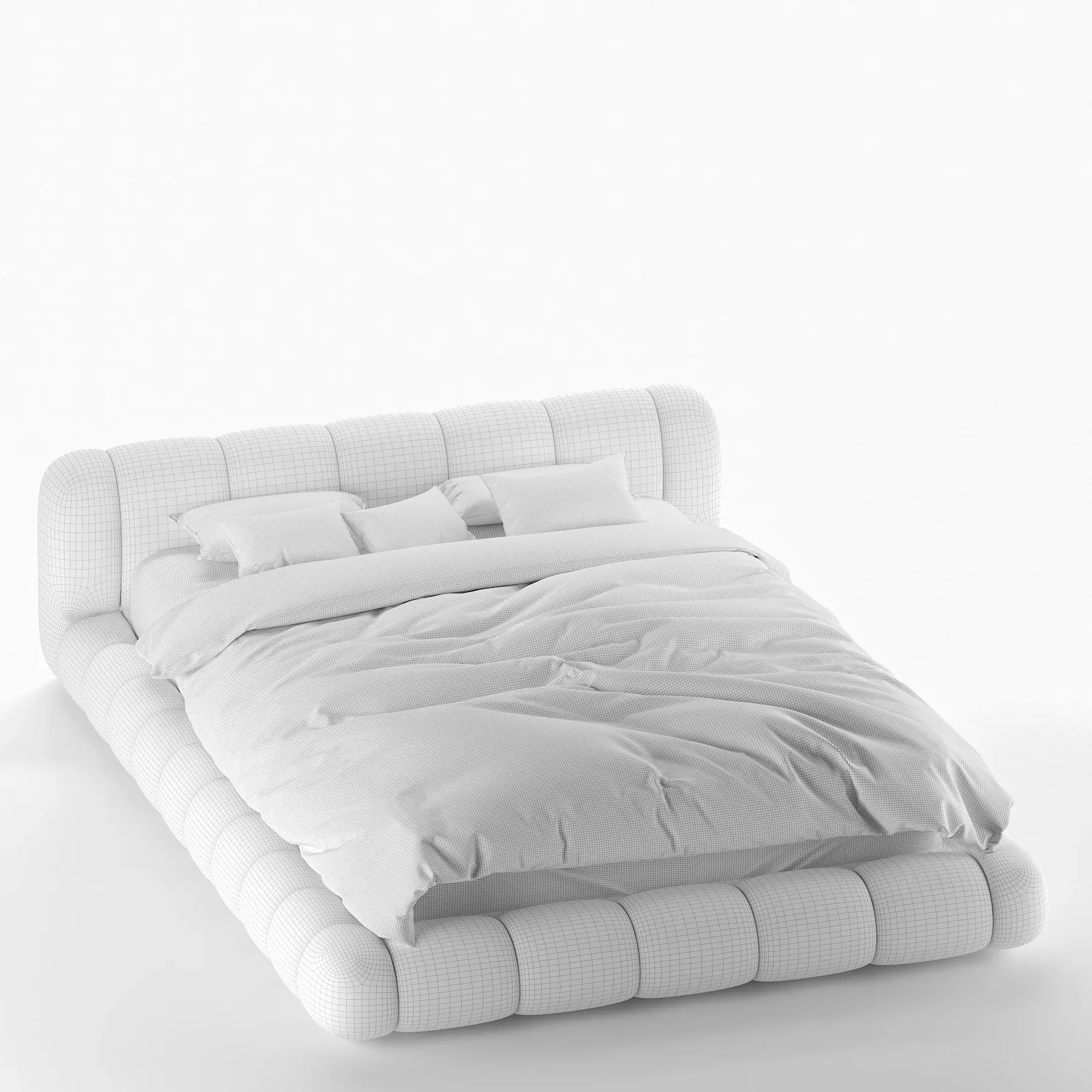 Bed Modern Leather B1