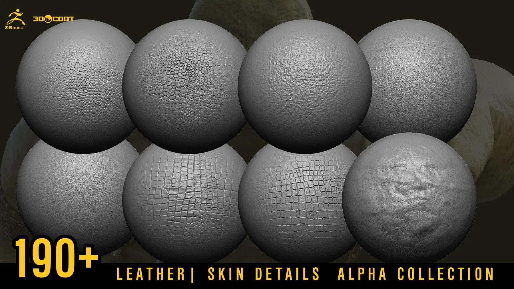 190+ LEATHER | Skin Details Alpha Collection