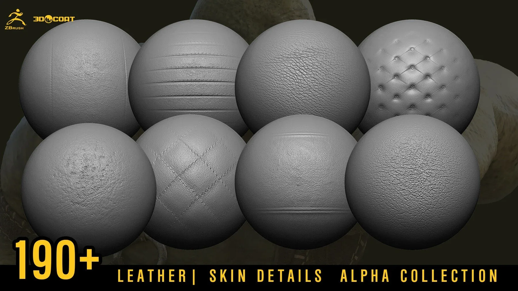 190+ LEATHER | Skin Details Alpha Collection