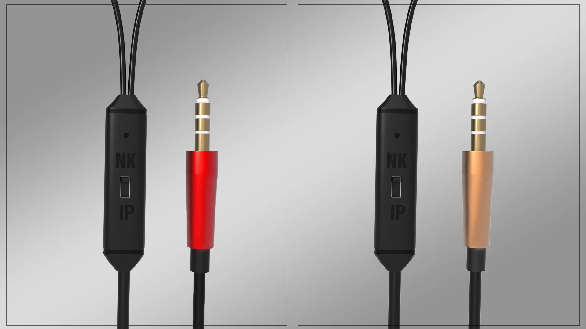 Wired Earphone 3D Model Product