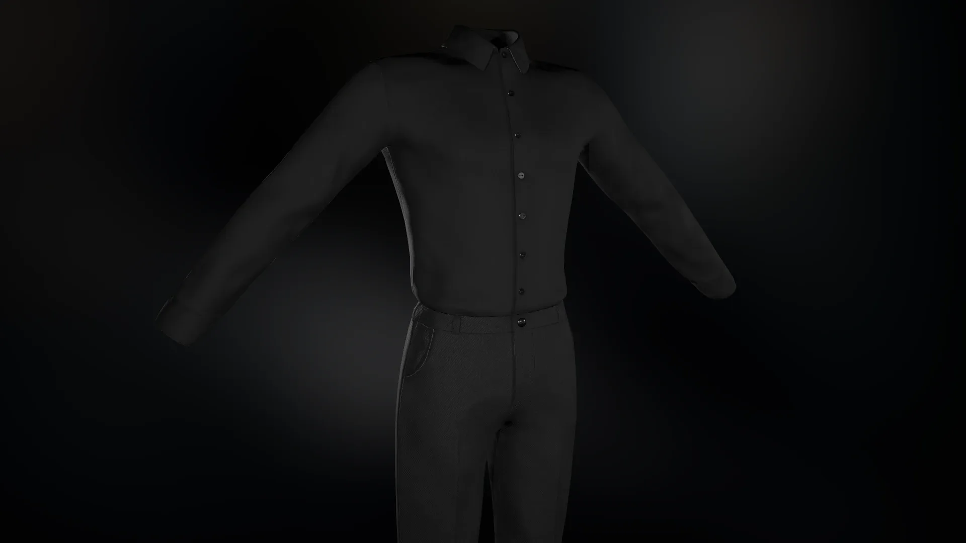 Full Black Suit