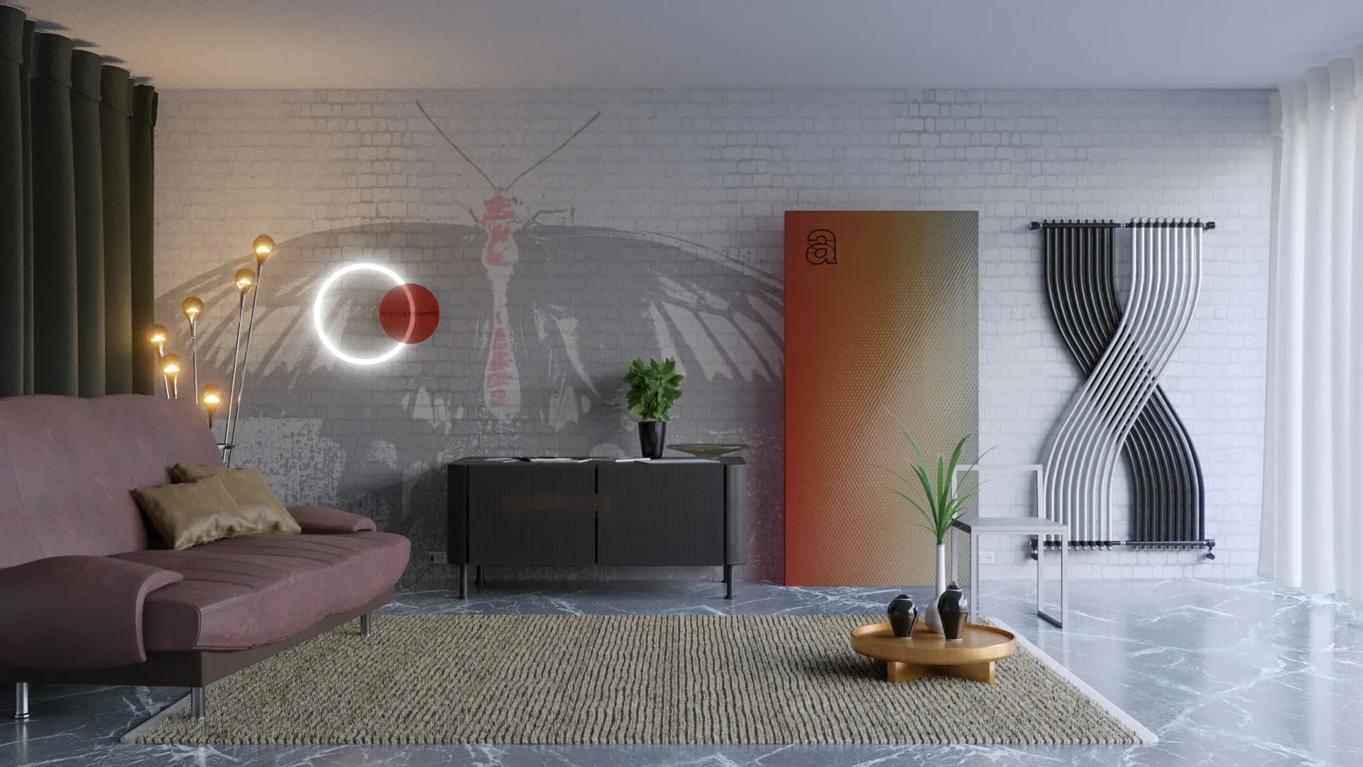 Butterfly Mural Room