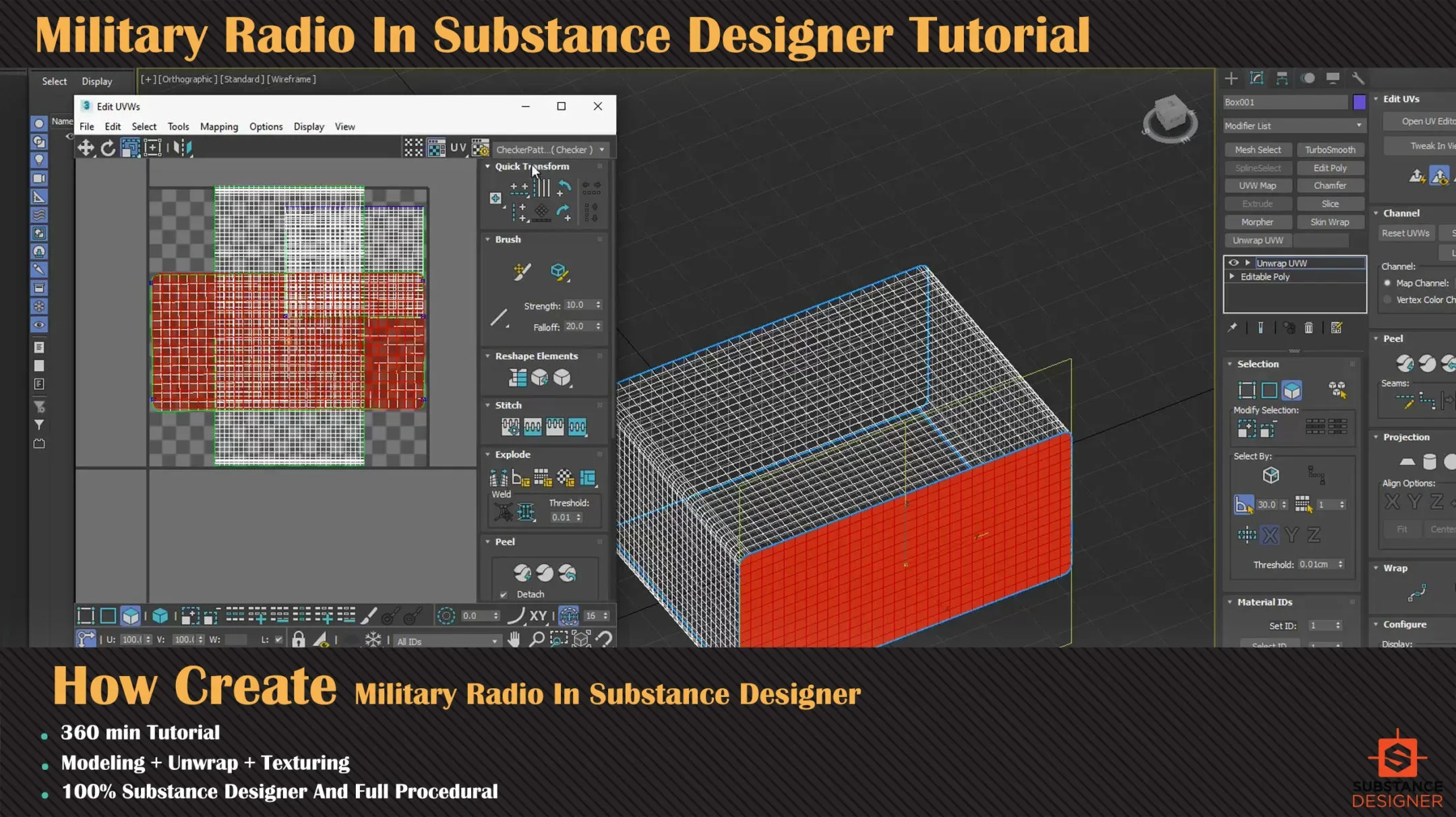 Military Radio In Substance Designer Tutorial