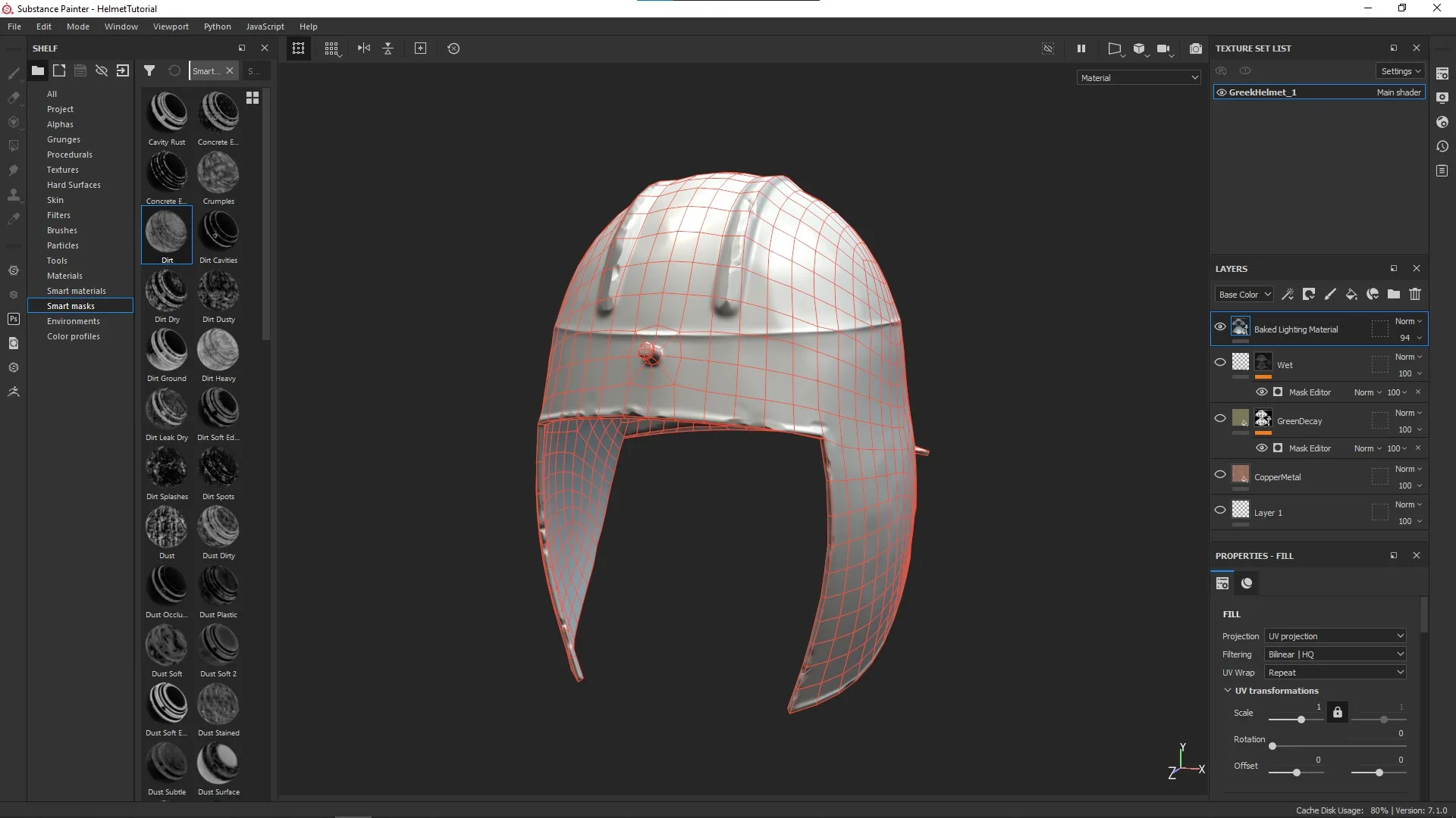 Ancient Helmet for Videogames Tutorial - Using Zbrush 2021 & Substance Painter