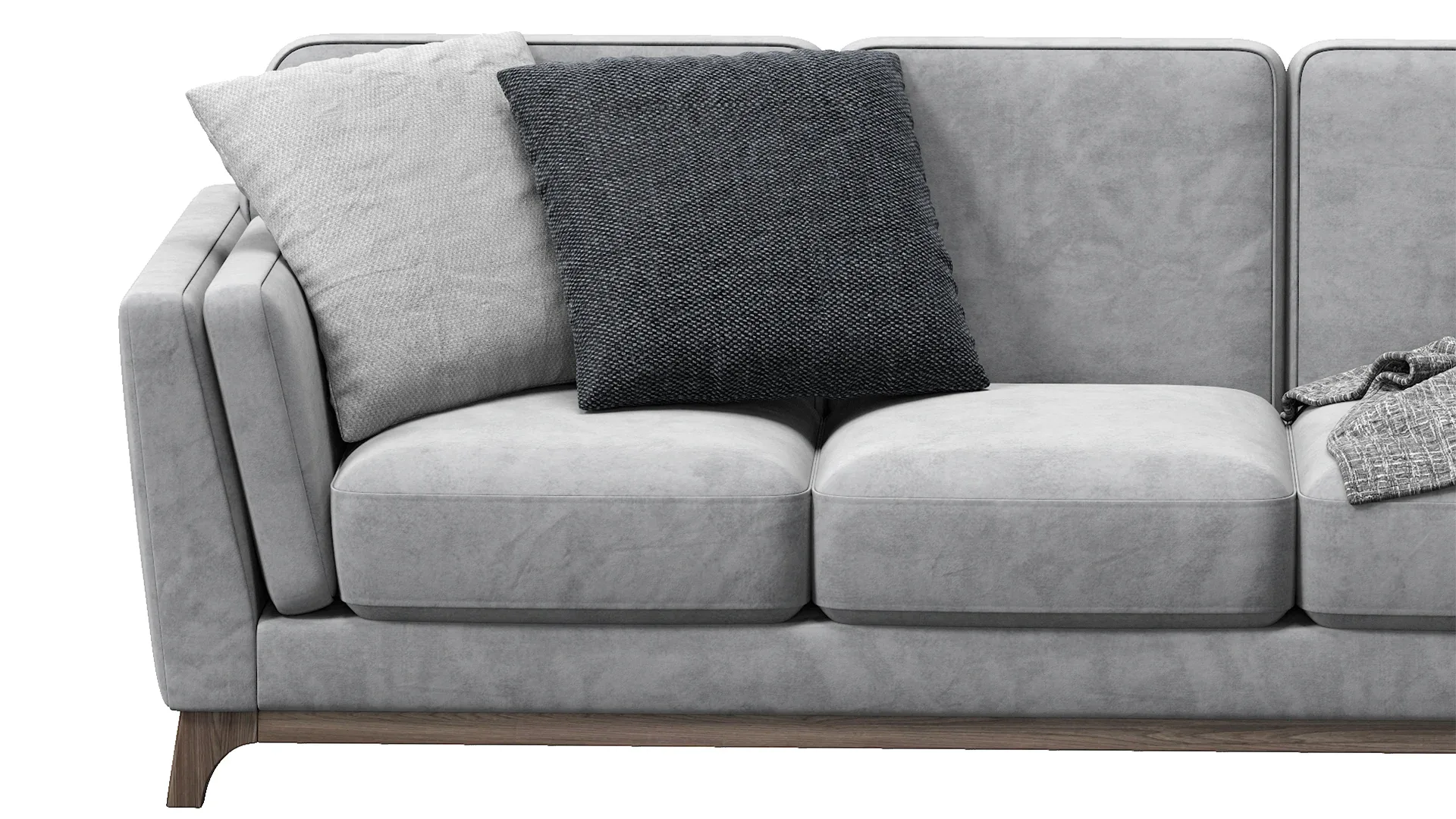 Ceni Volcanic Gray Sofa By Article