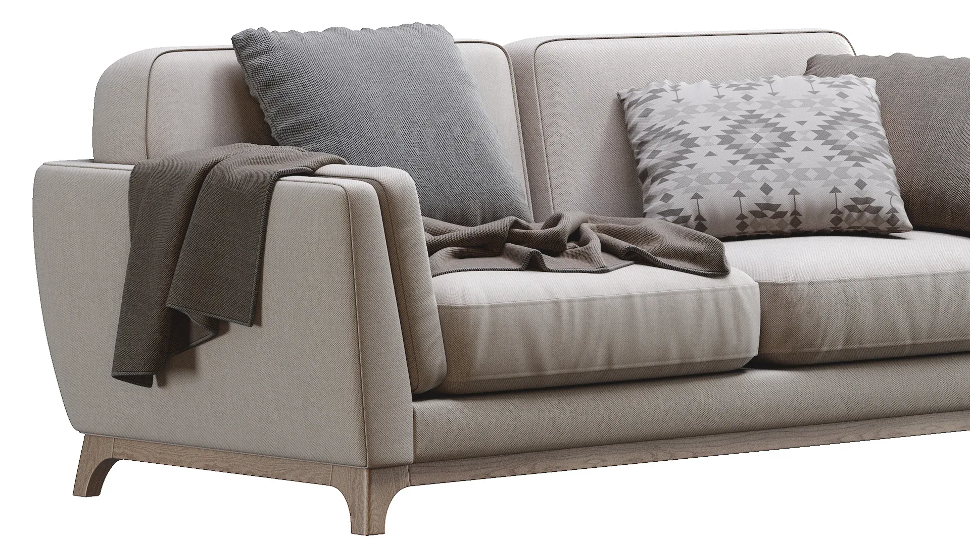 Ceni Volcanic Gray Sofa By Article 2