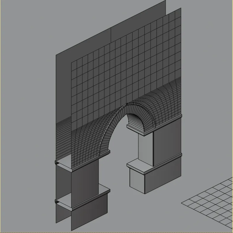 Gothic Hallway Modular Kit