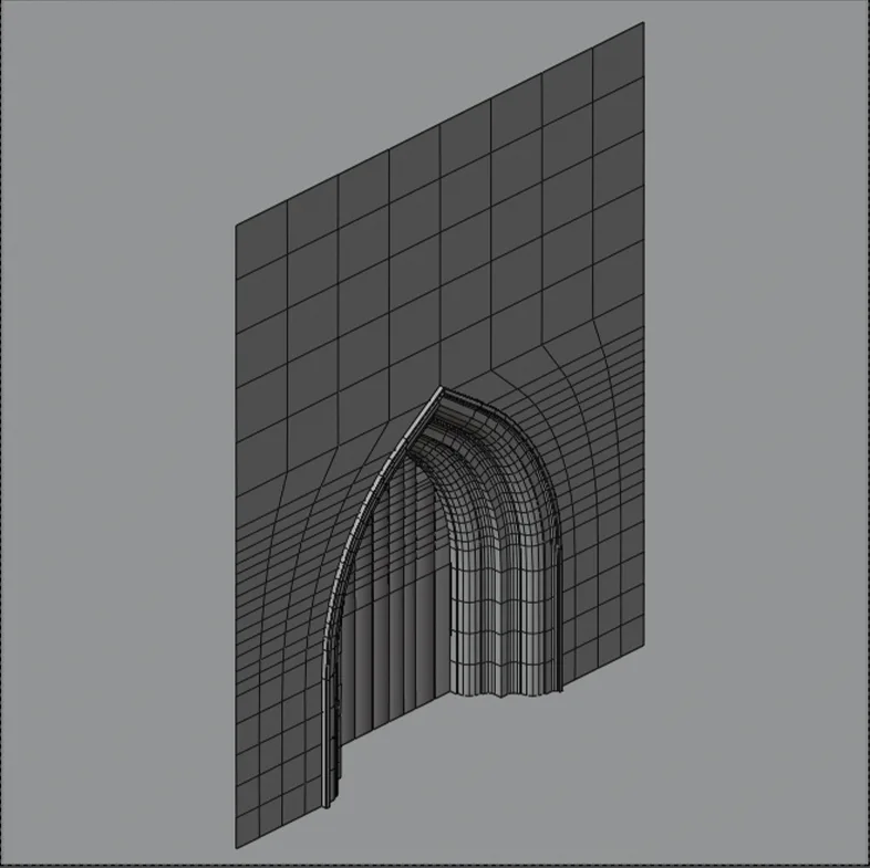 Gothic Hallway Modular Kit