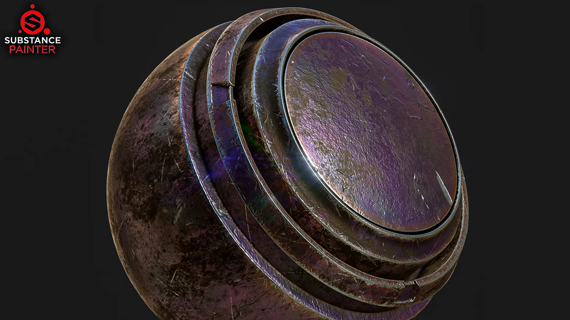 Metal Armor Smart Materials (Substance Painter + Textures)