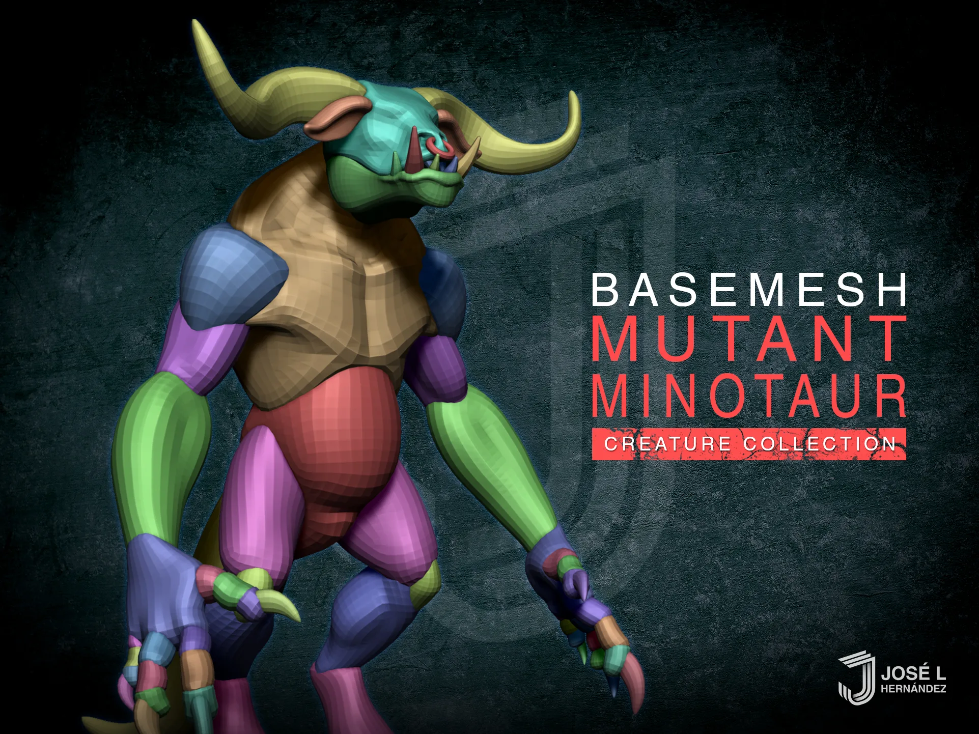 Basemesh Mutant Minotaur