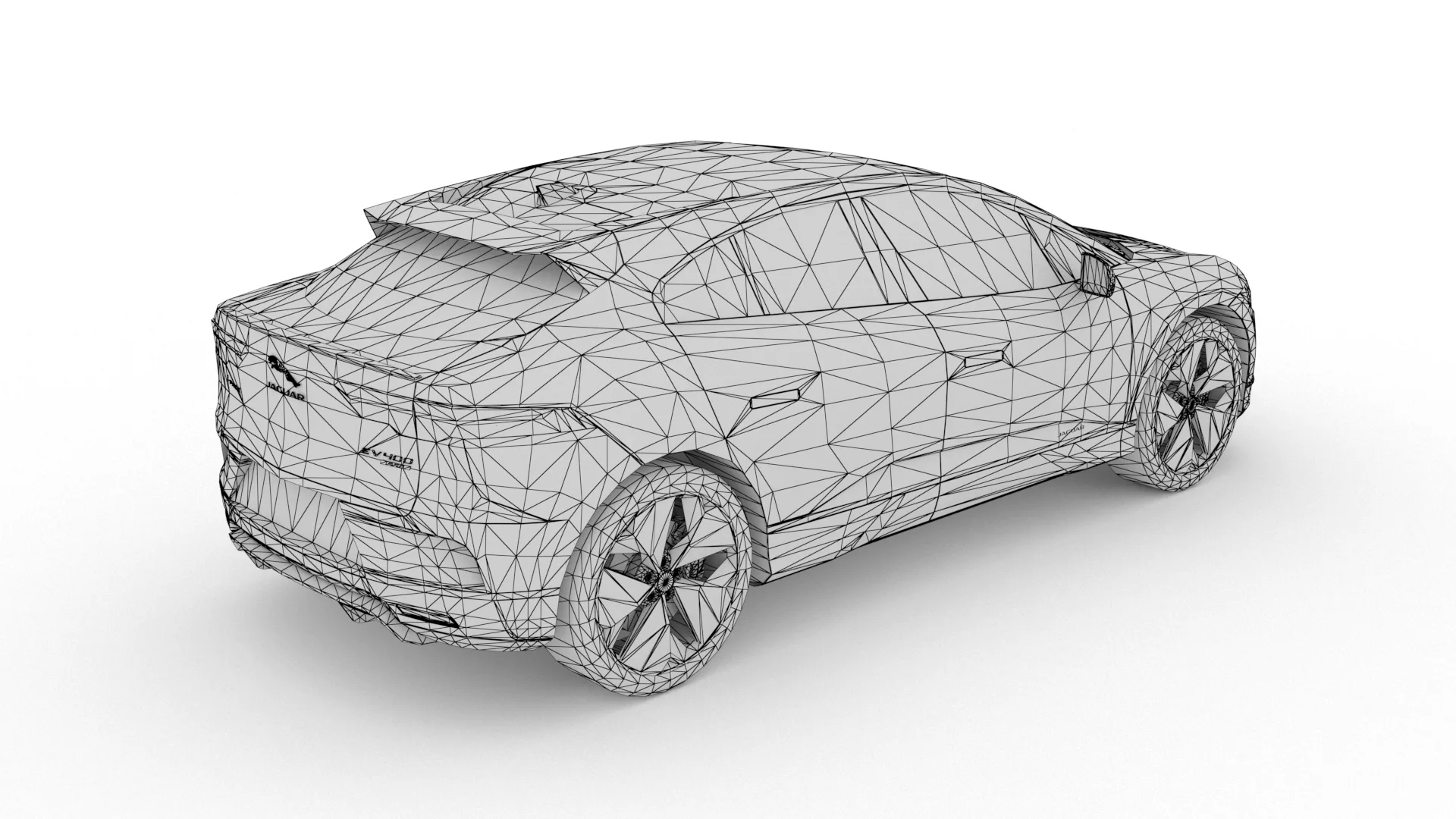 Jaguar I-pace 2021 LOW POLY