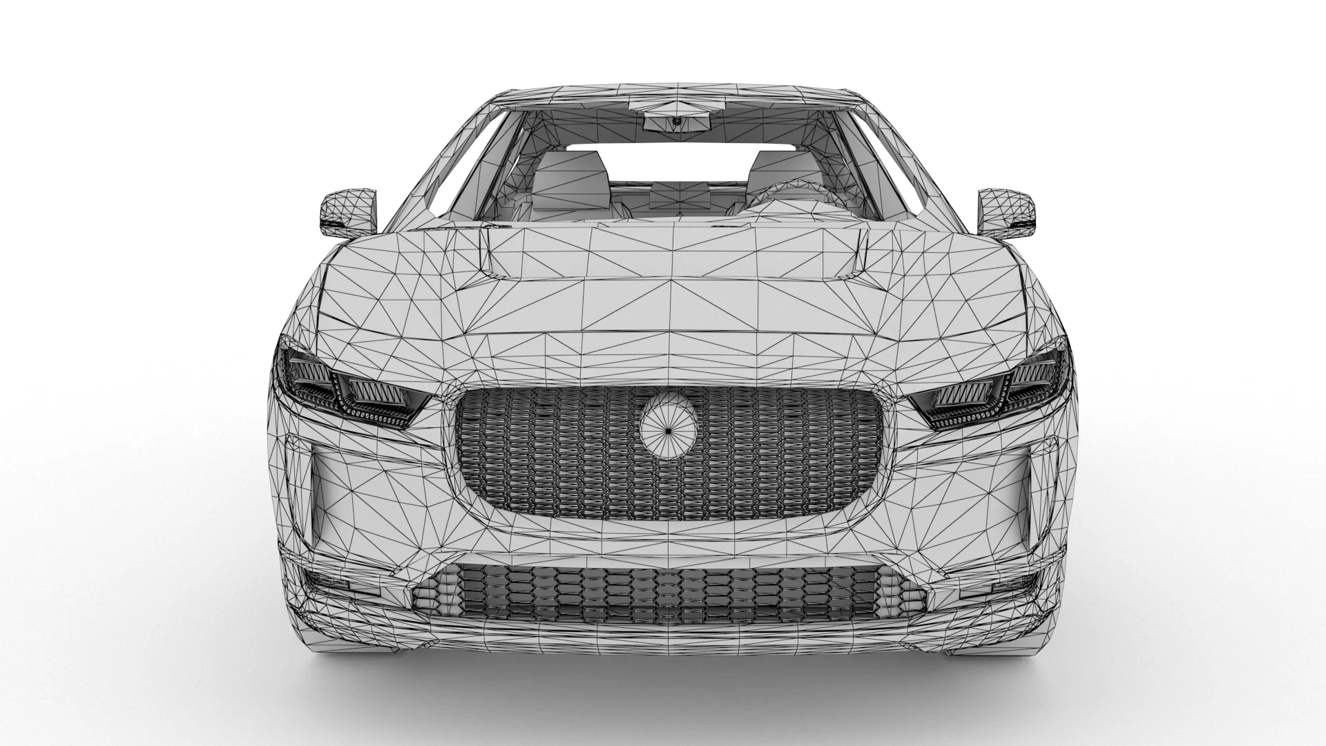 Jaguar I-pace 2021 LOW POLY