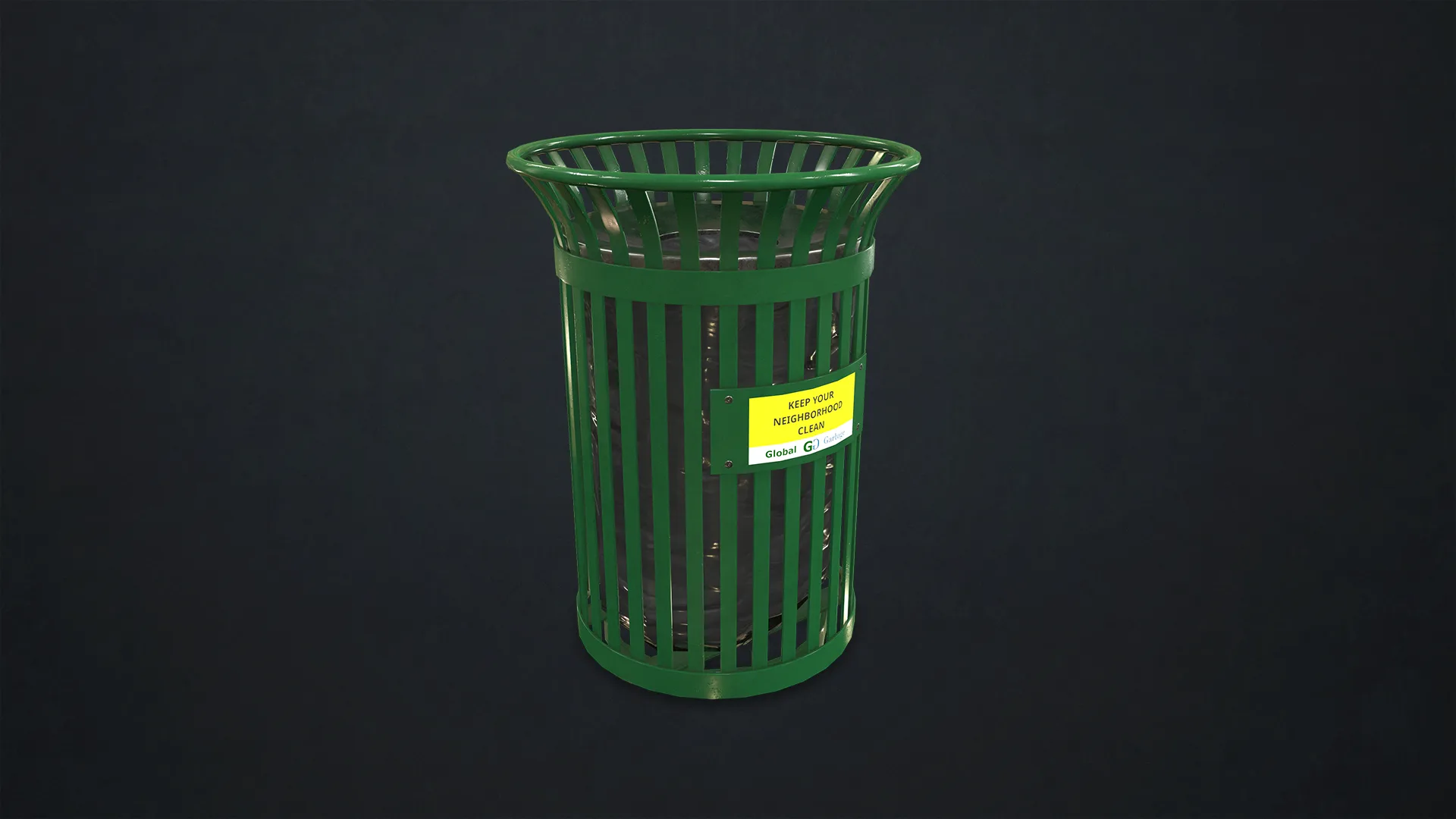 Waste Bin - Low Poly