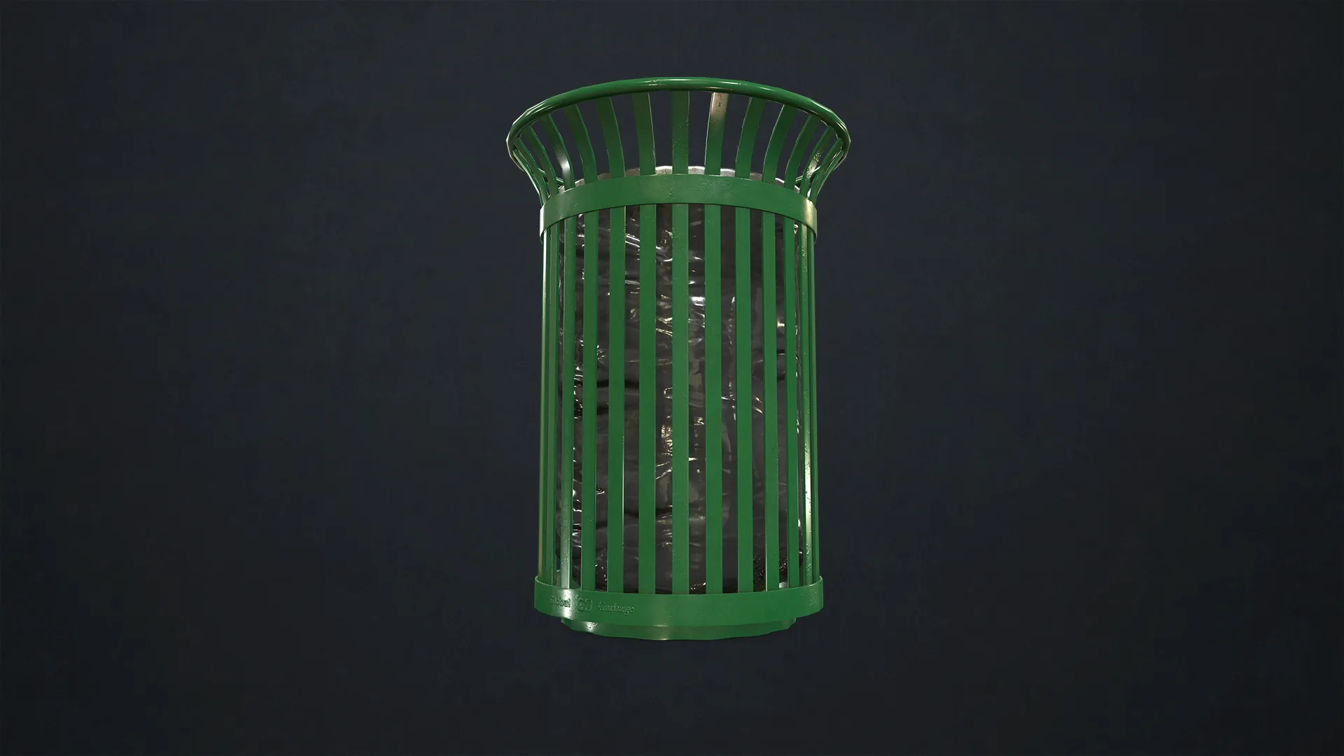 Waste Bin - Low Poly