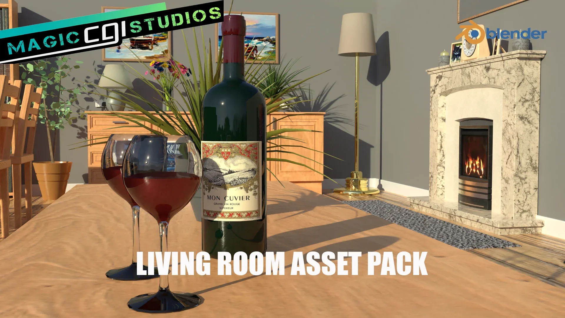 Living Room Asset Pack