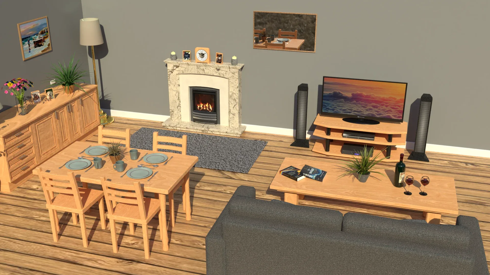 Living Room Asset Pack