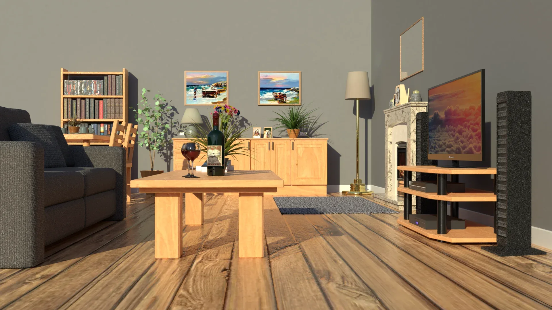 Living Room Asset Pack