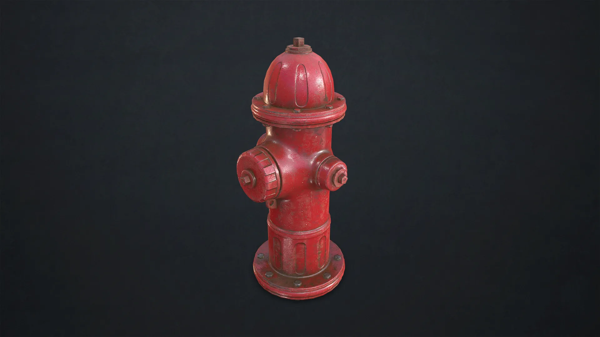 Fire Hydrant - Low Poly