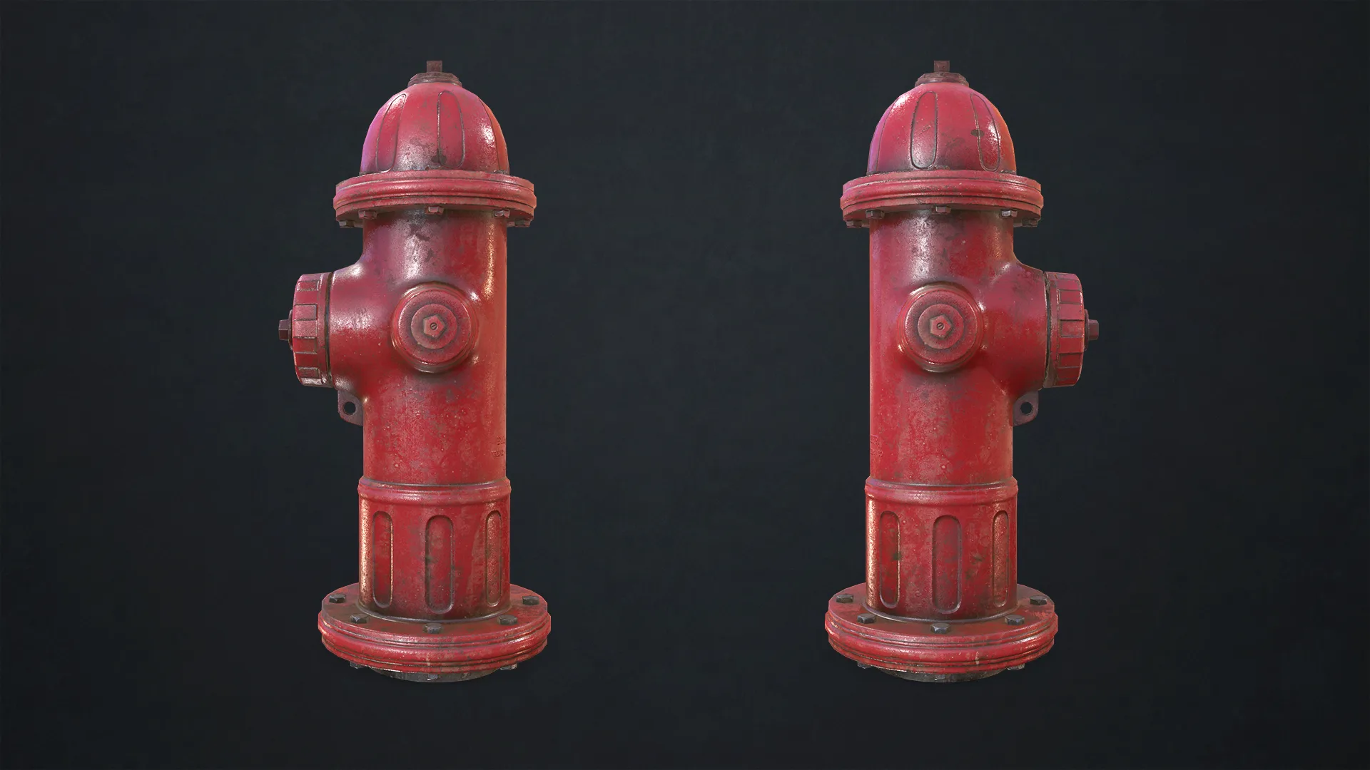 Fire Hydrant - Low Poly