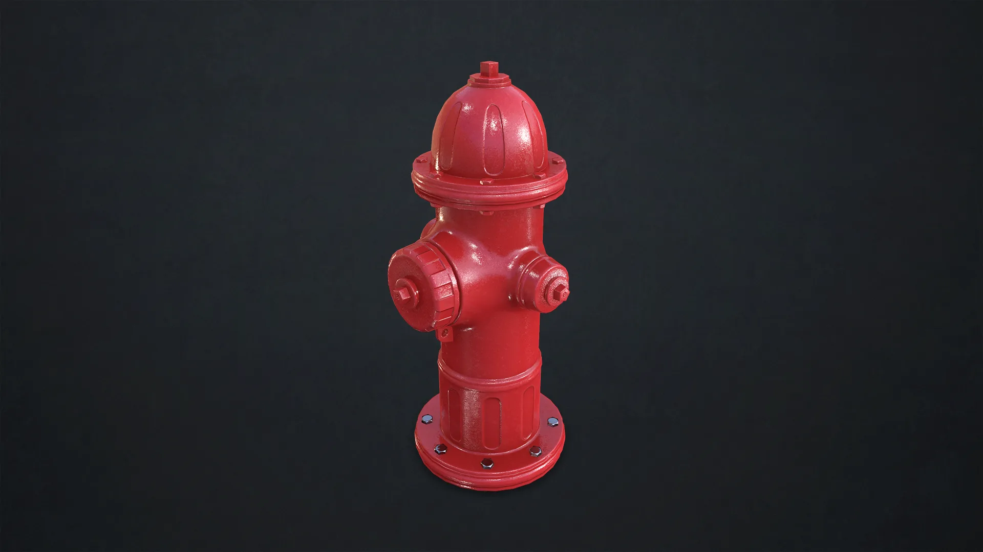 Fire Hydrant - Low Poly