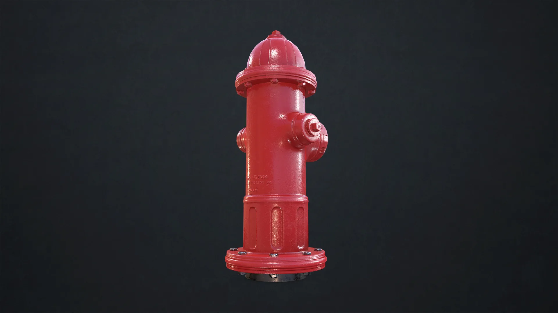 Fire Hydrant - Low Poly