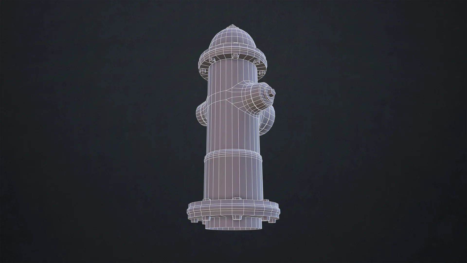 Fire Hydrant - Low Poly