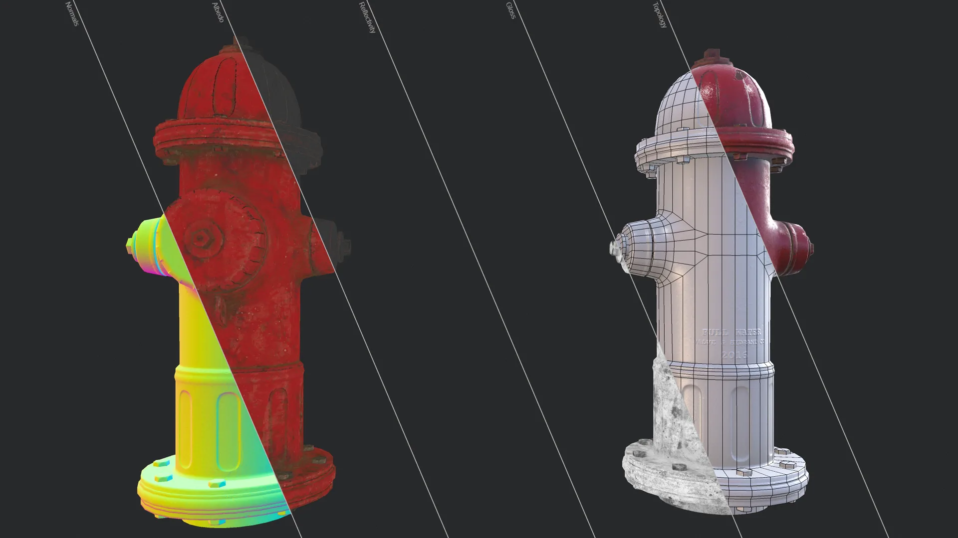 Fire Hydrant - Low Poly