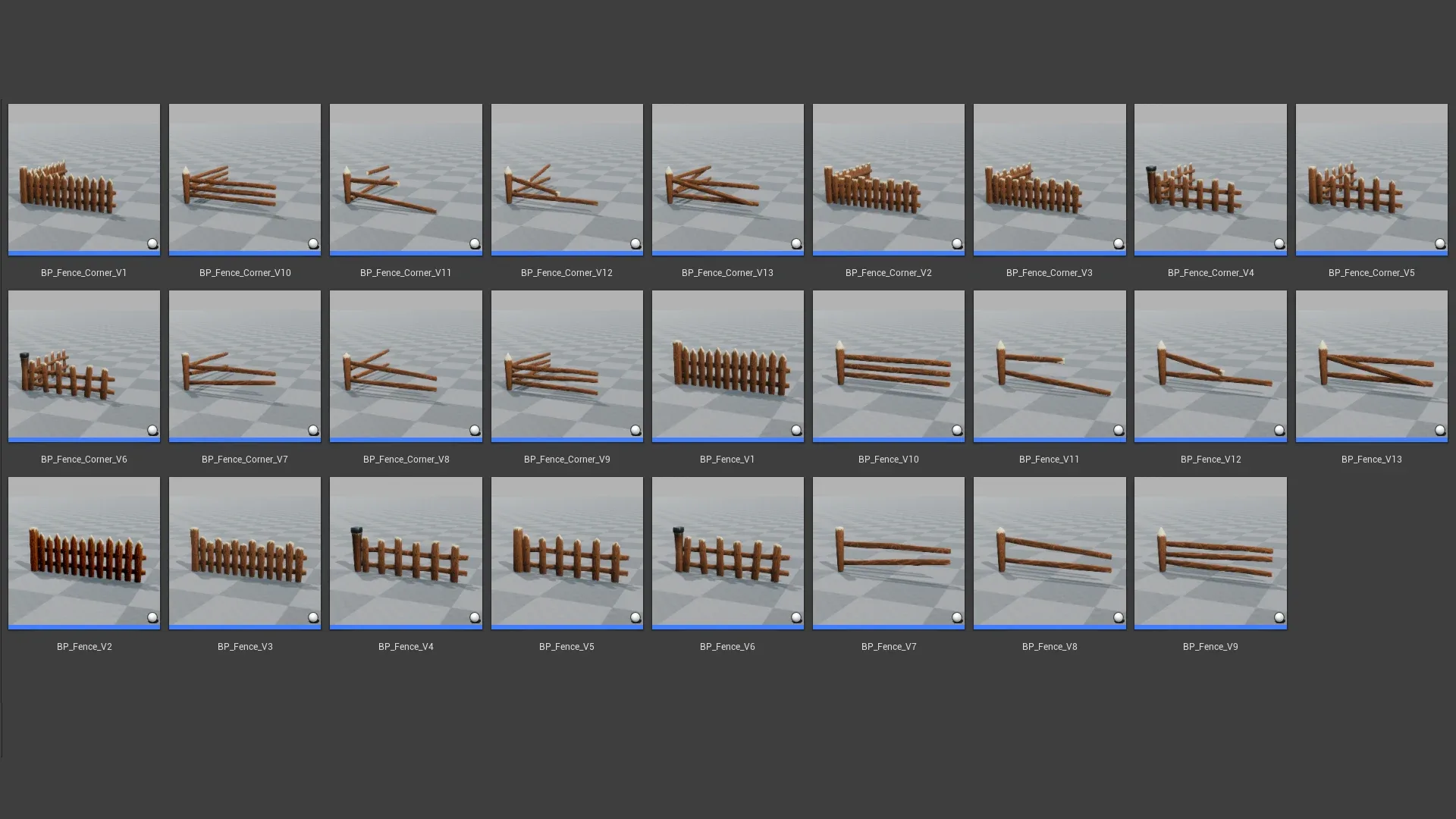 Stylized Fence Set Vol 1