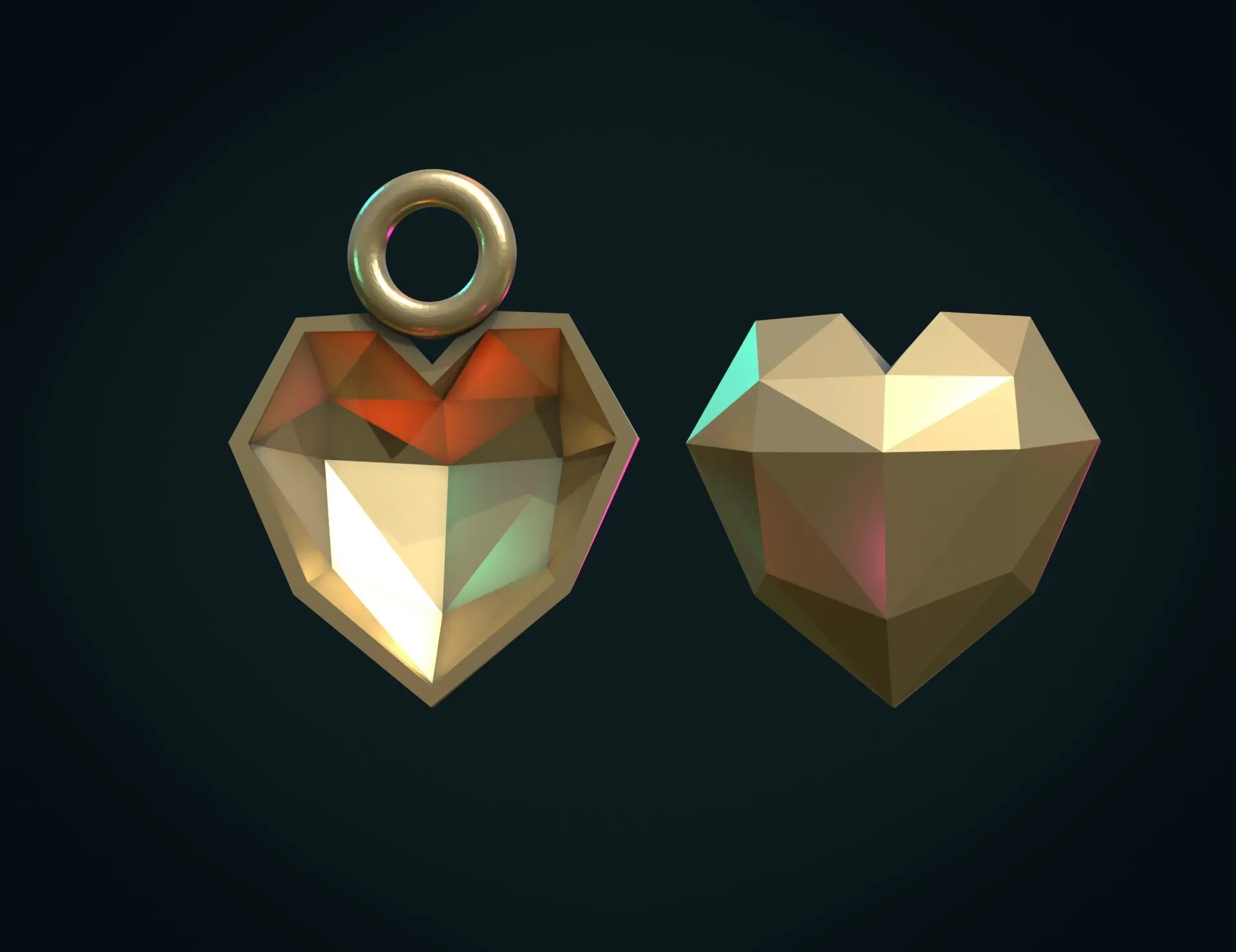 Hart Charm - 3D Print Ready