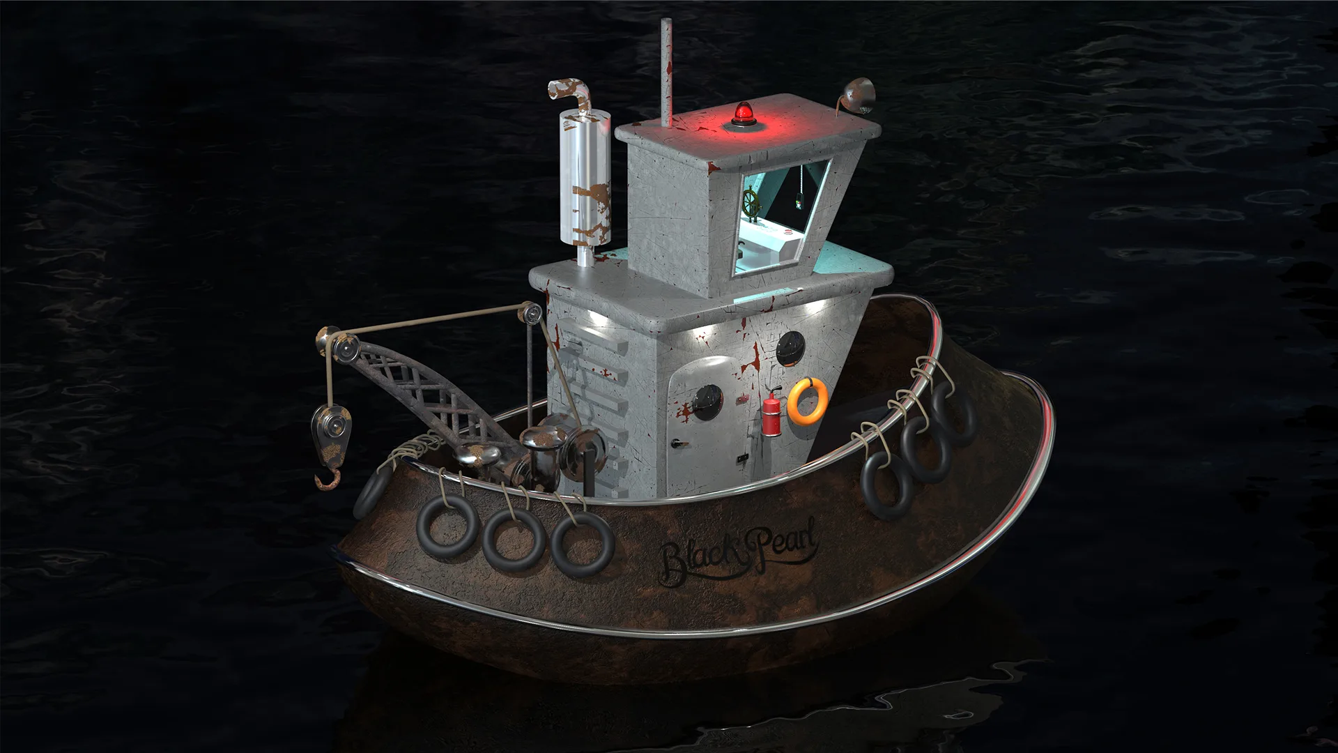 Blackpearl Ship 3D Model & Print