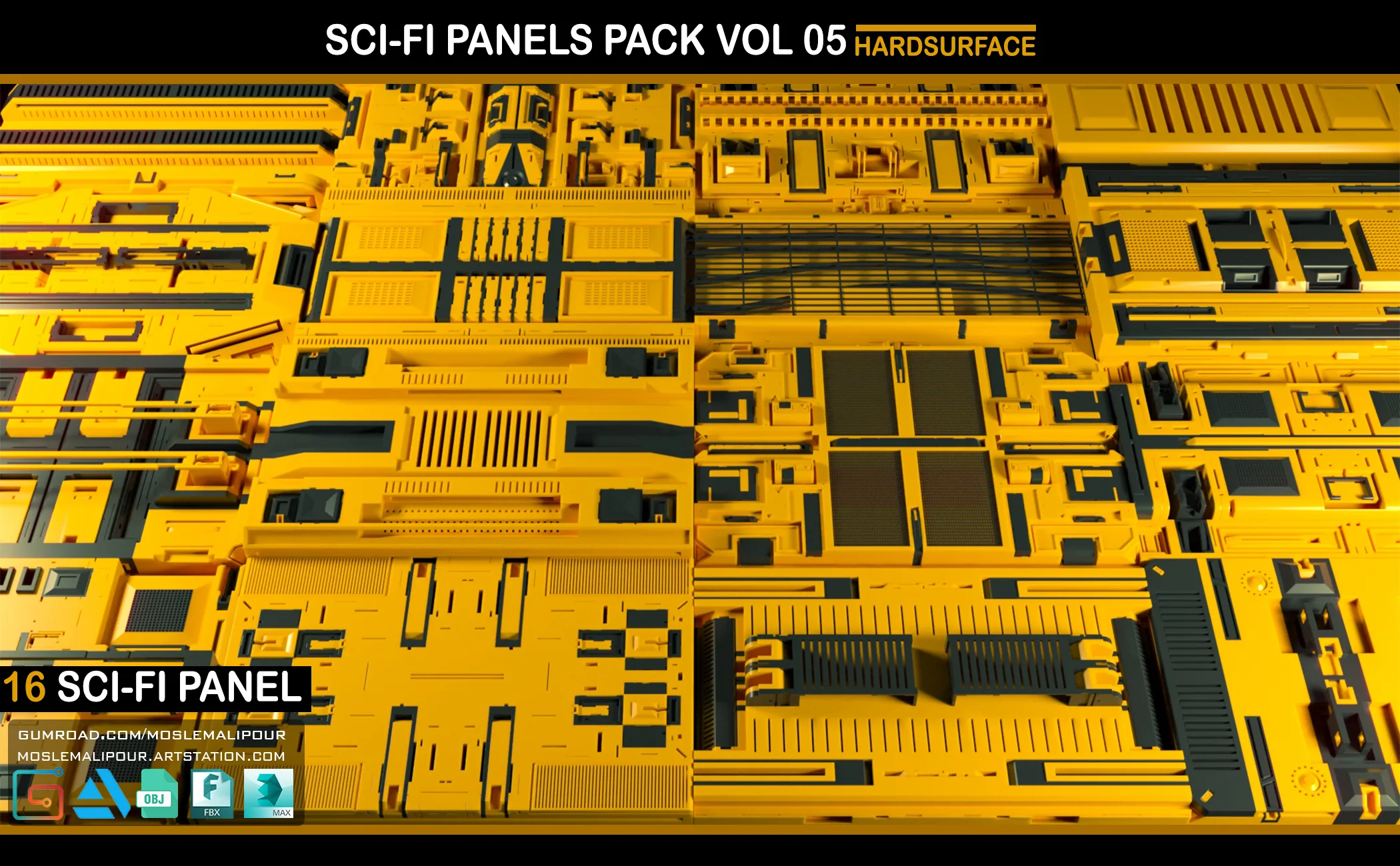 Sci-fi Panel Pack Vol 05