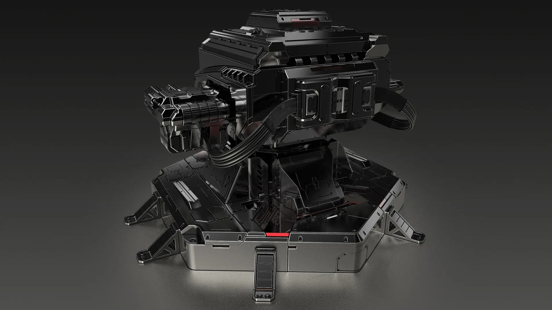 Turret Hard Surface Kitbash