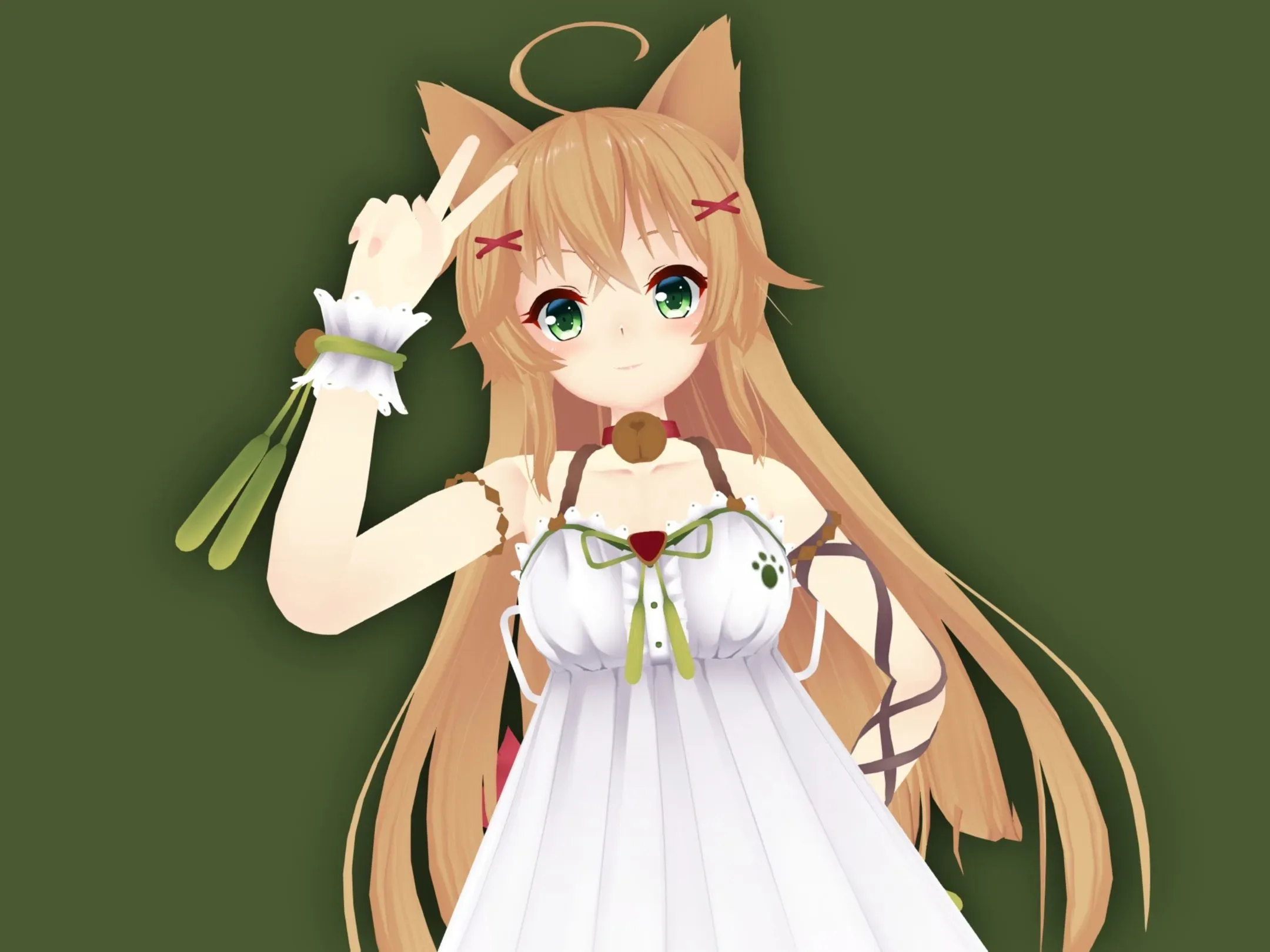 Setaria Viridis - Rigged Anime Girl