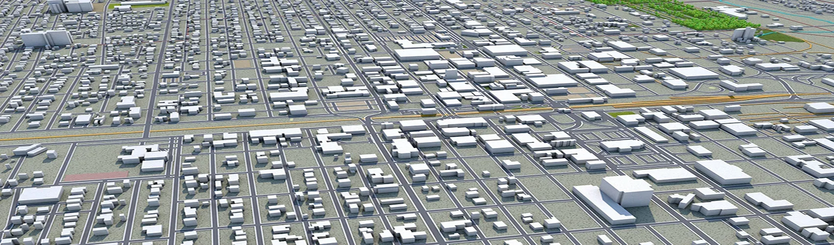 Abilene City Texas USA 3D Model 40km