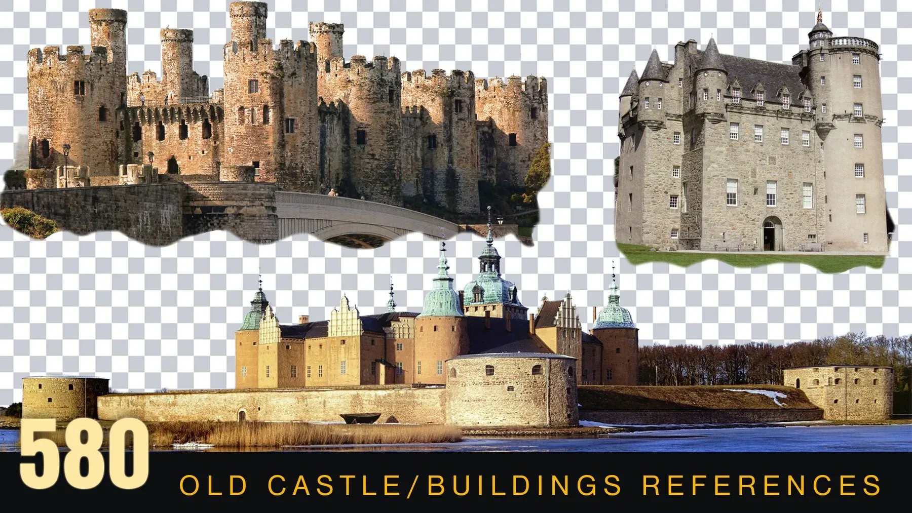 580 Castles | Old Buildings Reference Images