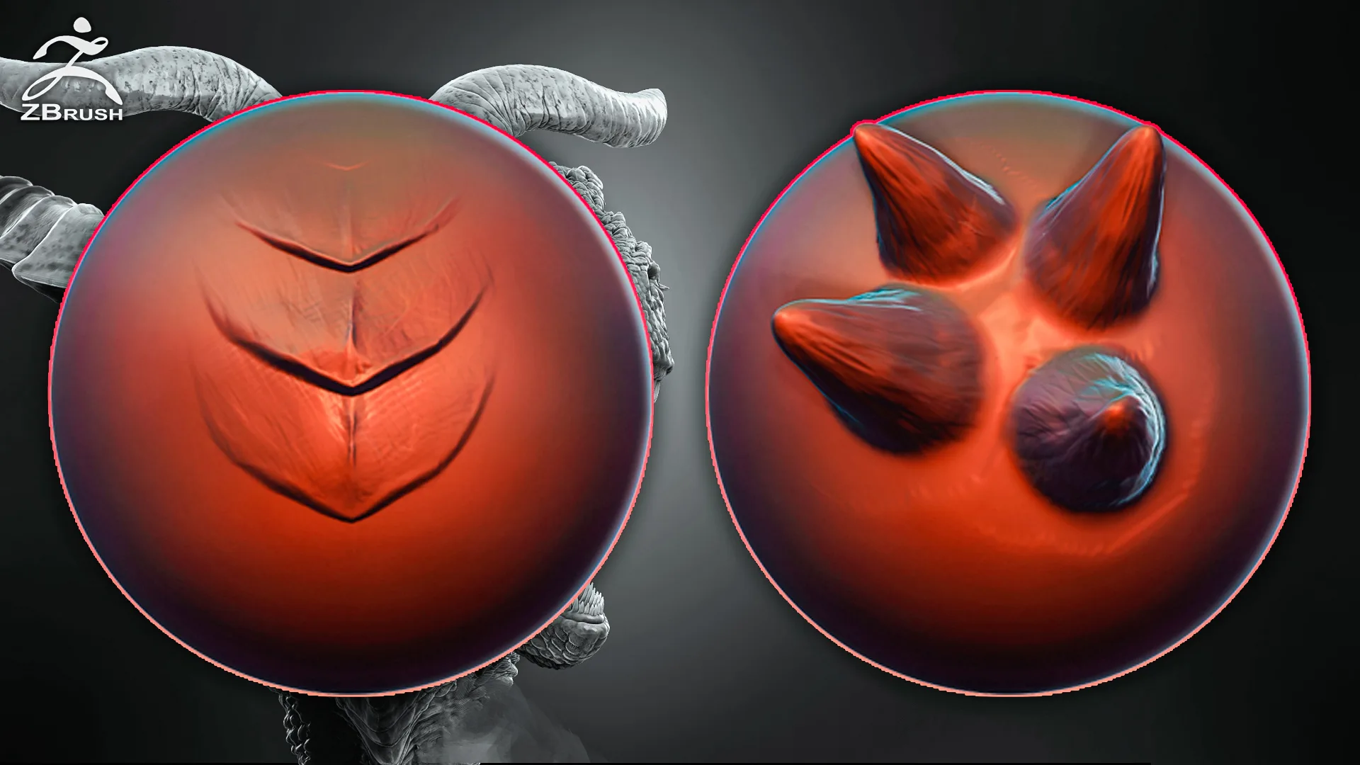 Dragon Skin Alphas + VDM Brush