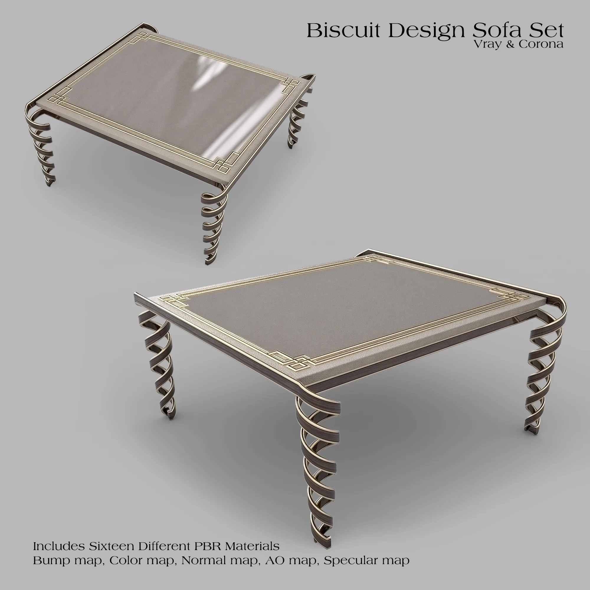 Biscuit Design Sofa Set