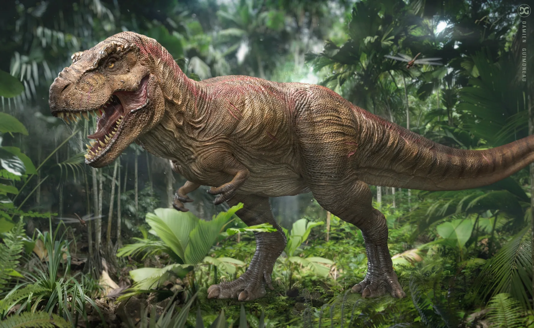 TREX - MODELS + 2 ZBRUSH FILES + TEXTURES