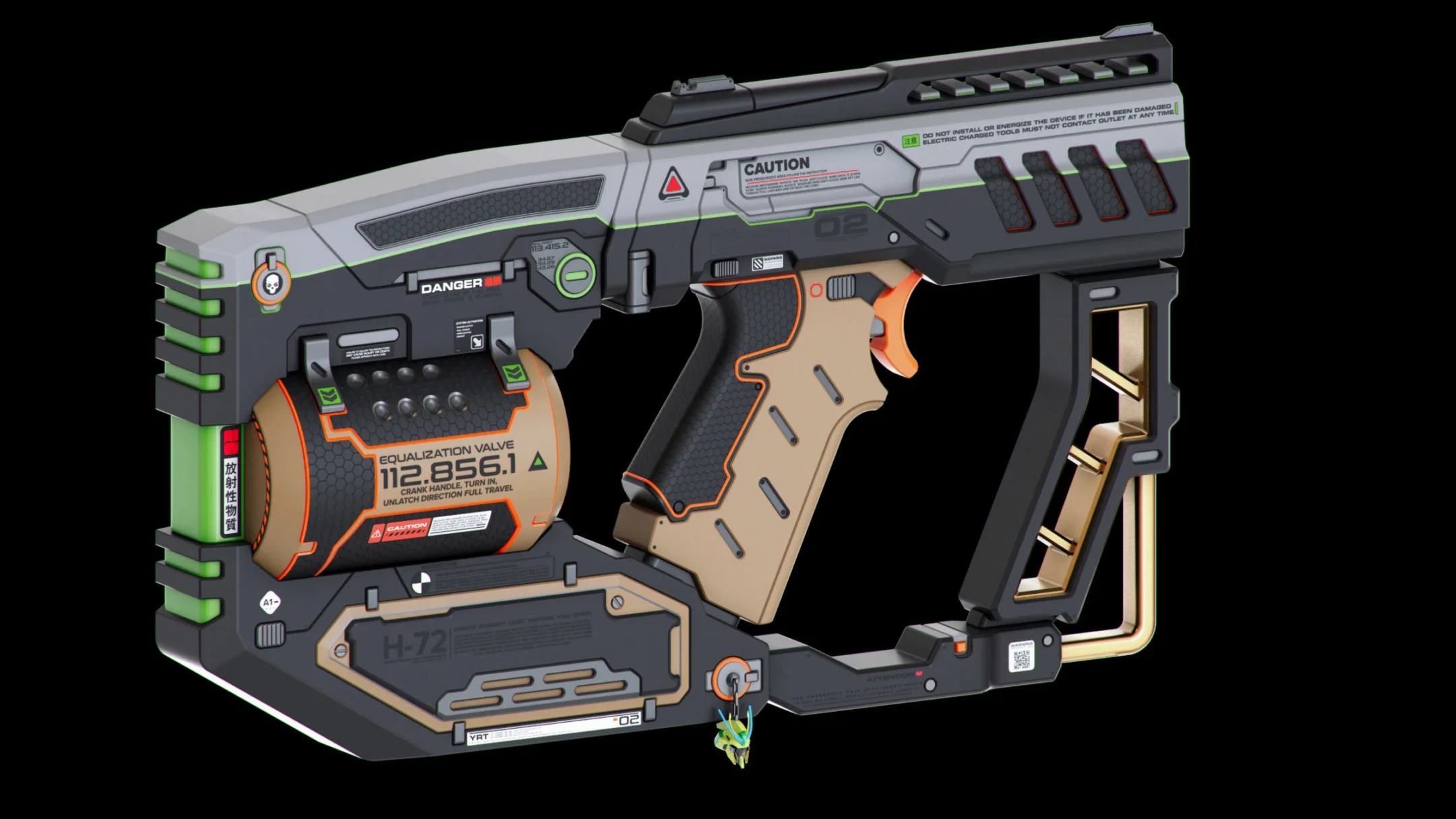 Sci-Fi Guns Set Kitbash