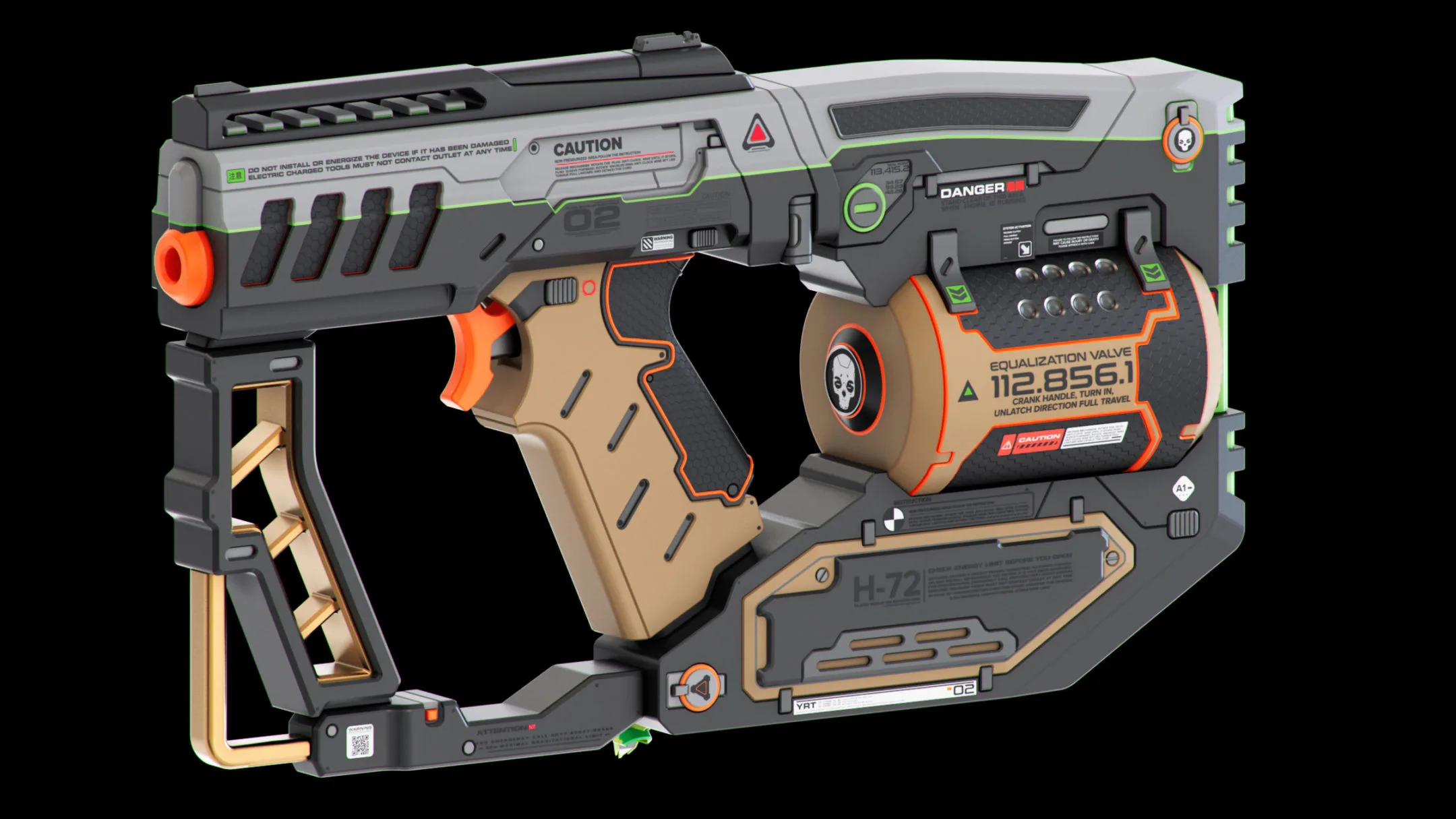 Sci-Fi Guns Set Kitbash