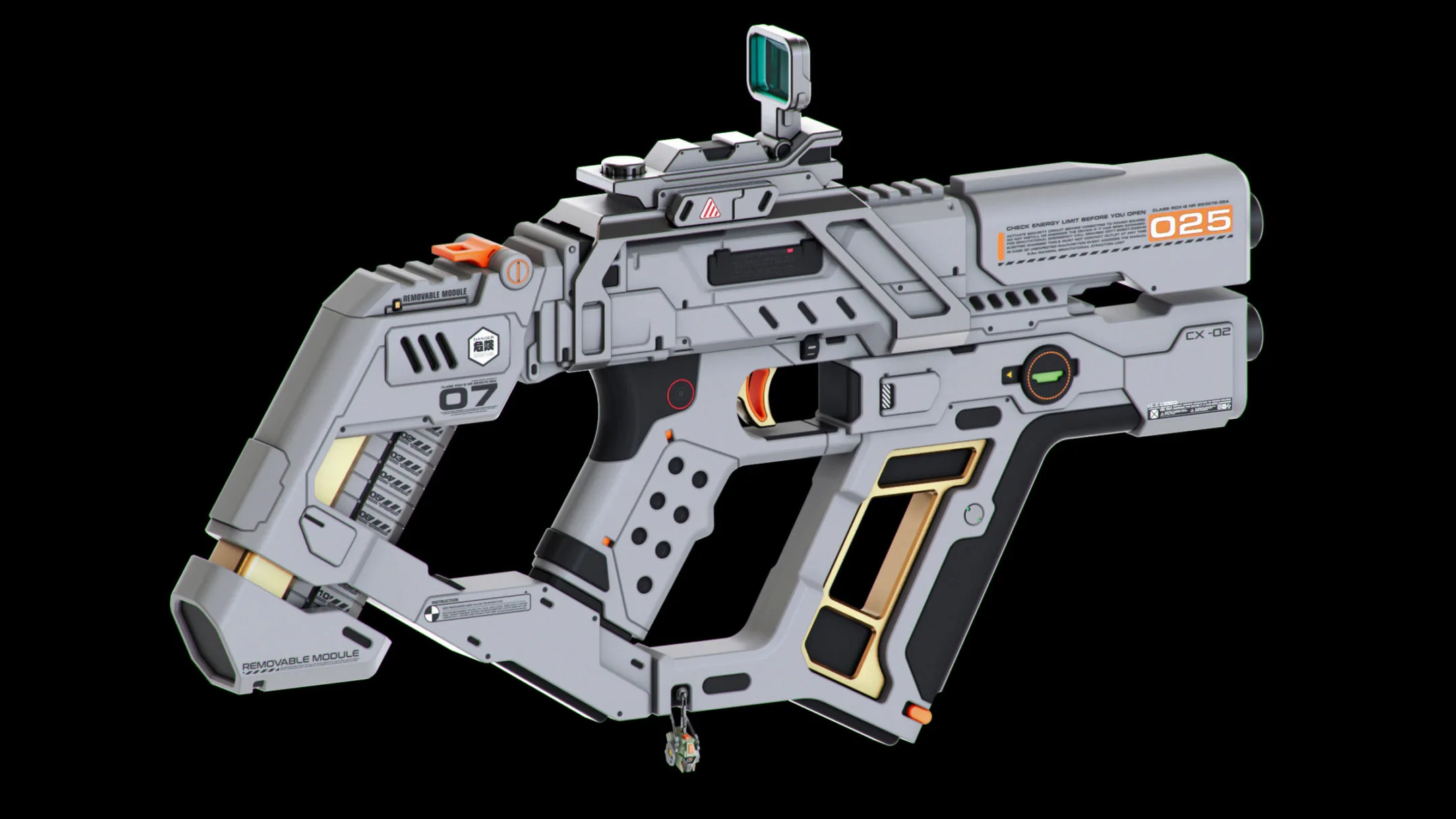 Sci-Fi Guns Set Kitbash