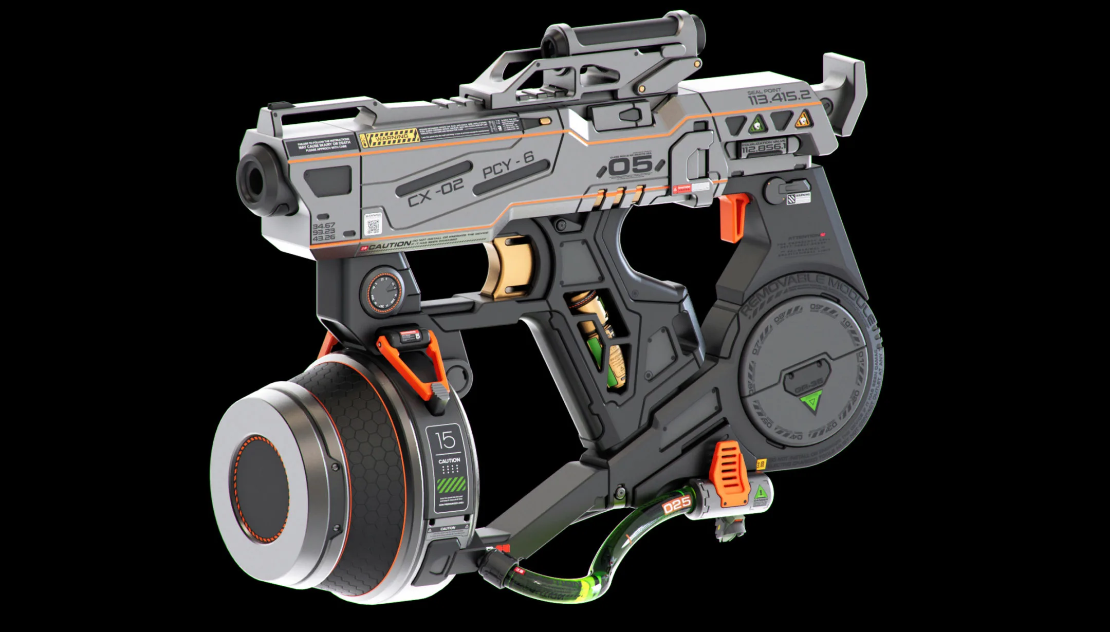 Sci-Fi Guns Set Kitbash