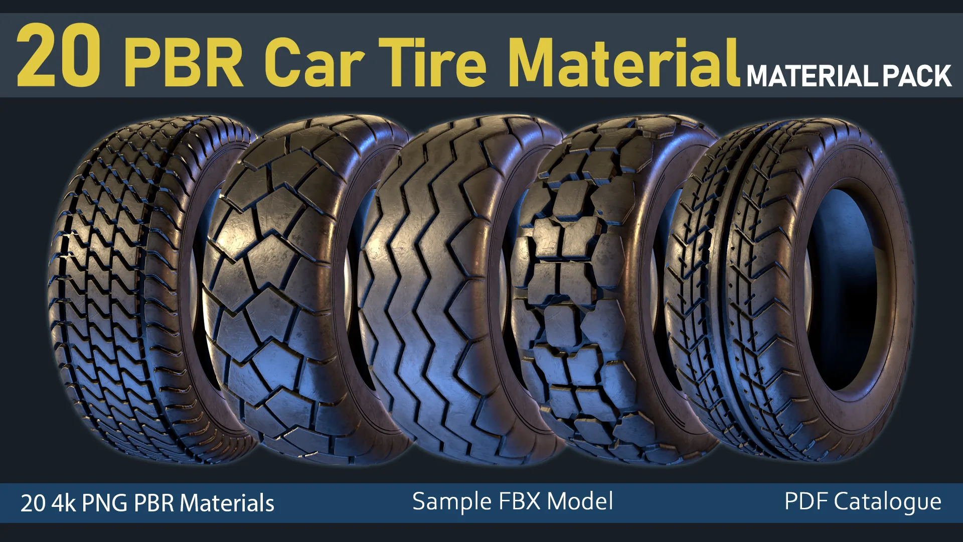 20 PBR Car Tire Material